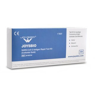100 Stück JOYSBIO Corona Schnelltest Antigen Spuck / Speicheltest BfArM gelistet einzeln verpackt